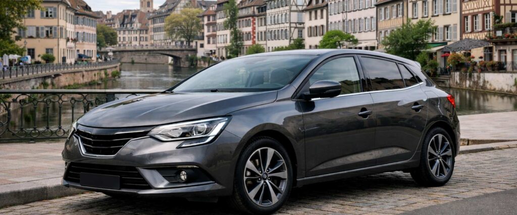 Voiture d’occasion à Strasbourg stationnée près du centre historique, annonce auto locale en Alsace