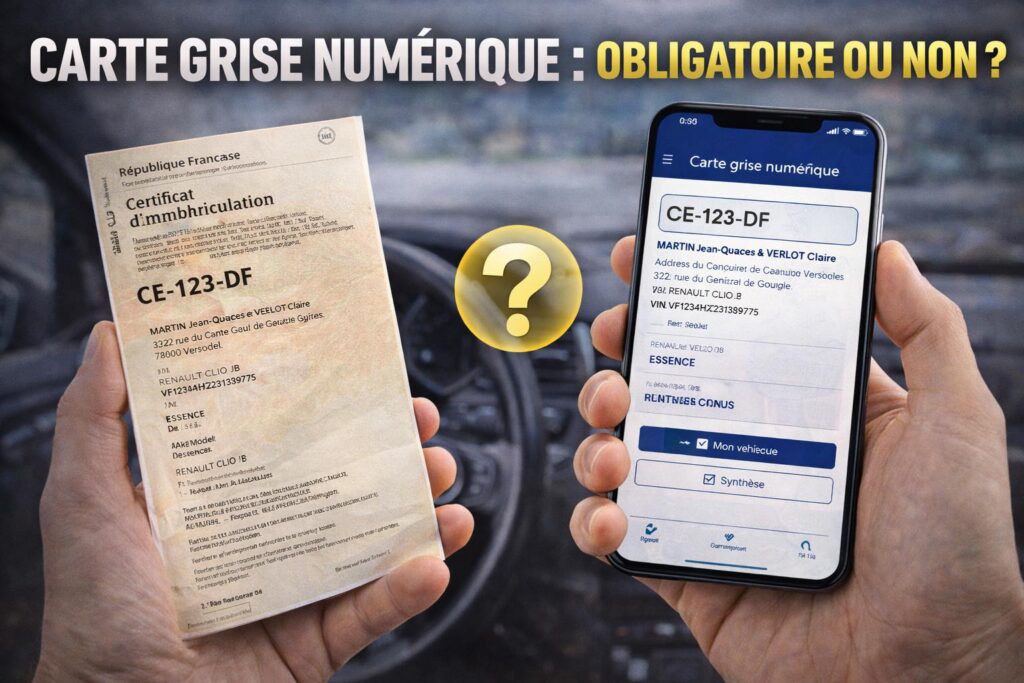 Carte grise numerique - Lequel ?