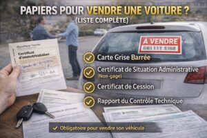 Tous les documents pour vendre sa voiture