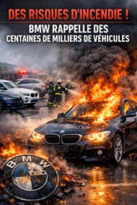 Incendie Rappel BMW pour risques d'incendie