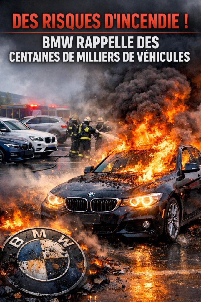 Incendie Rappel BMW pour risques d'incendie