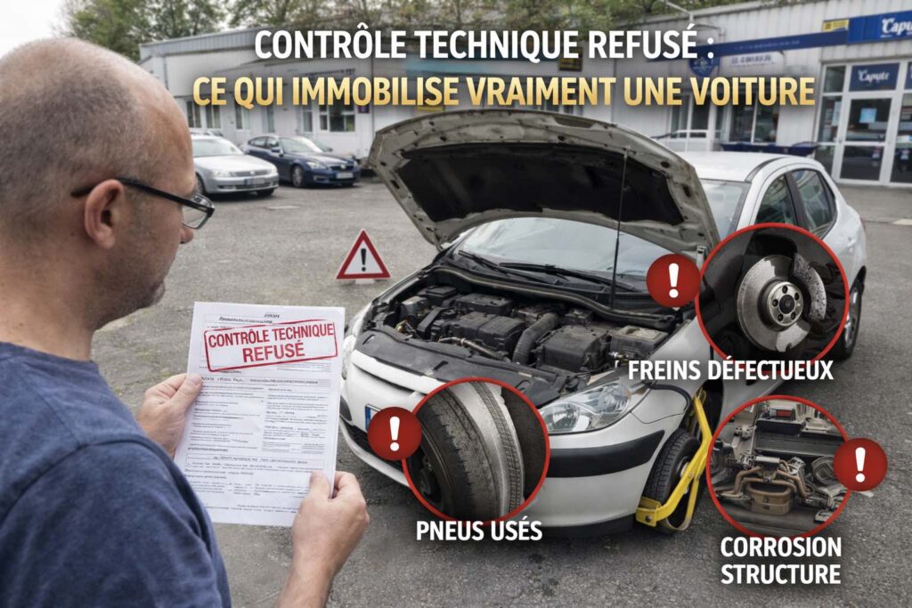 inspection contrôle technique refusé